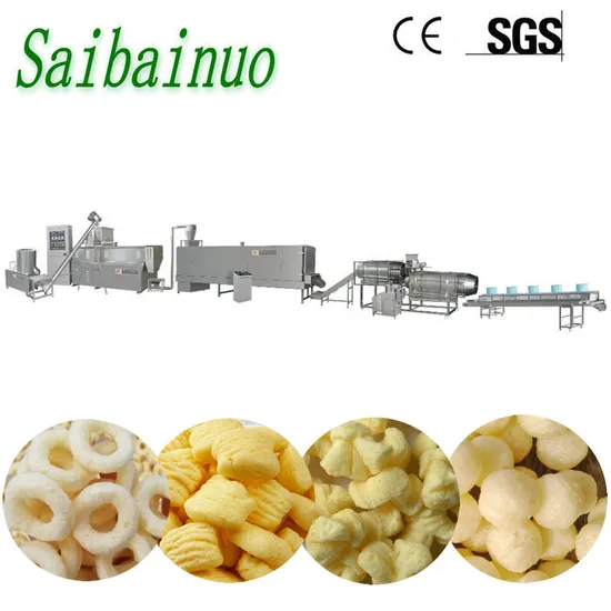 Cheese Ball Expanded Corn Snacks Food Machine