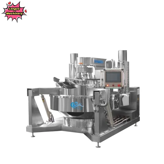 Stainless Steel Tilting Cooking Mixer Sauce Cooking Mixer Machine Mixing Kettle Industrial Cooking Mixer