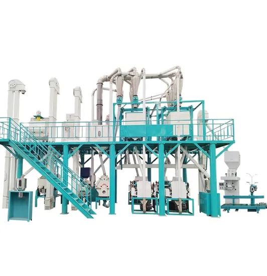 Low Broken Maize Flour Mill Corn Wheat Milling Machine Complete Plant Line Price for Africa