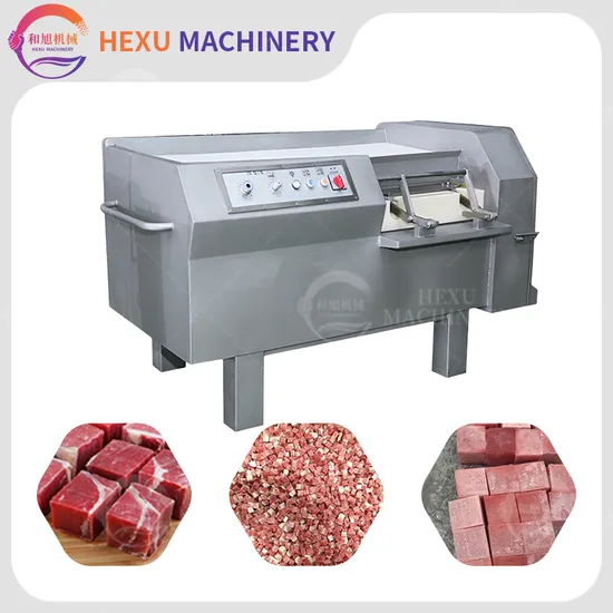 Electric Industrial Beef Dicer Diced Frozen Meat Cutting Machine
