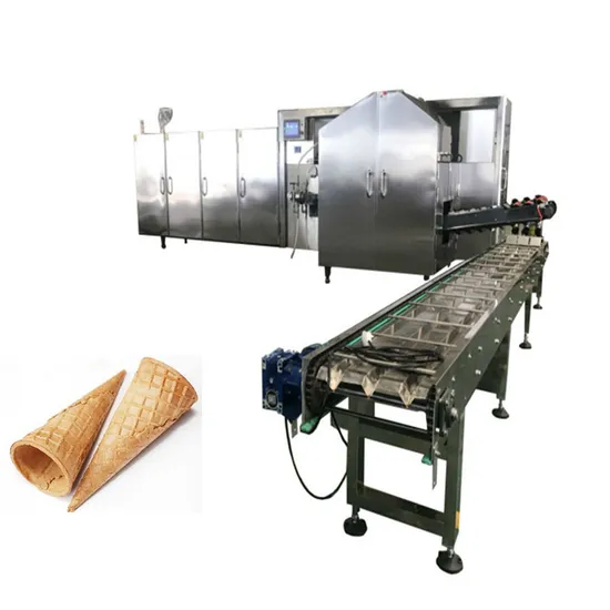 Egg Roll Forming Ice Cream Cone Maker Ice Cream Production Line