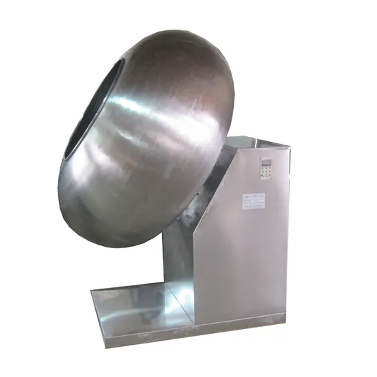Sugar Balls Buttons Coating Polishing Mixing Glazing Enrobing Forming Pan Machine