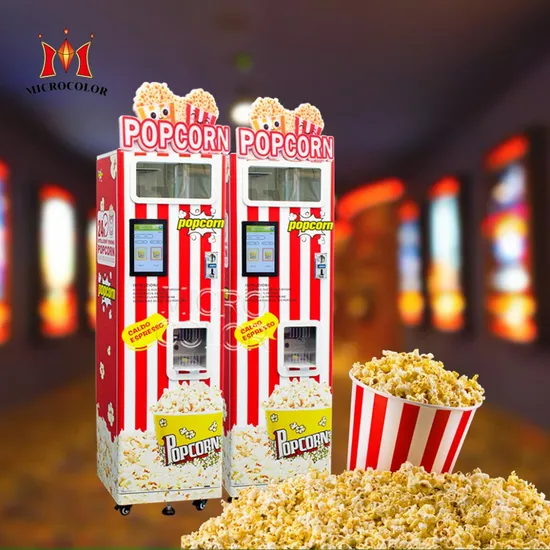 Popcorn Machine Commercial Fully Automatic Shopping Mall Electric Hot Air Making Pop Corn Vending Machine