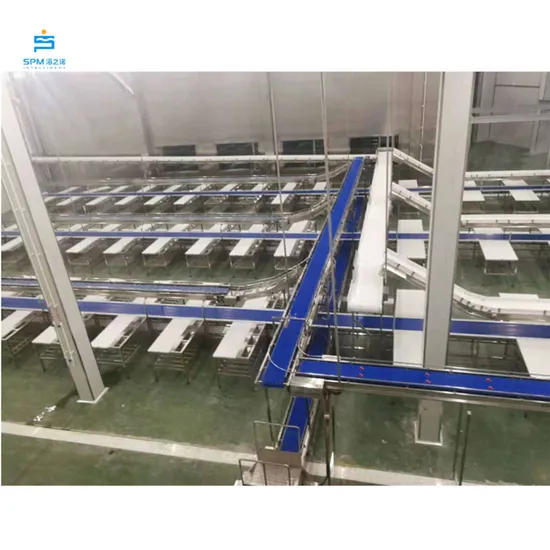 Customized Cattle Slaughter Meat Processing Machine Beef Pork Cutting Conveyor Line
