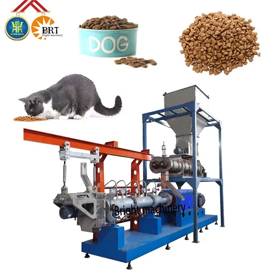 Continuous Automatic Dry Pet Food Machine Dog and Cat Food Kibble Production Line