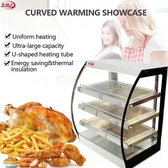 Cheap Price Commercial Food Display Warmer Display Cabinet/Food Display Warmer Showcase