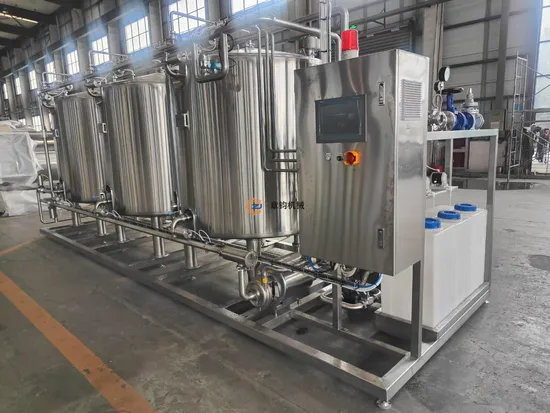Automatic CIP Cleaning Unit System Food Grade Stainless Steel CIP Cleaning System