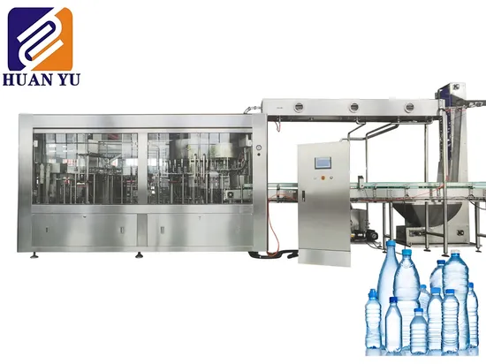 Automatic Pure Water Liquid Beverage Bottle Filling Bottling Packing Plant Otary Full Automatic 3 in 1 Bottle Pure Water Filling Machine/Water Plant Price