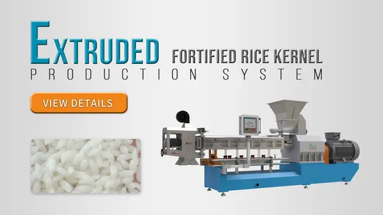 Automatic Nutritional/Enriched/Artificial Instant Rice Production System Fortified Rice Kernel Machinery