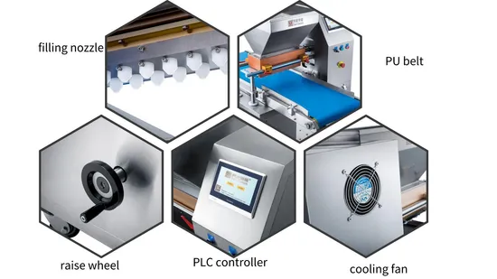 Automatic Cake Cookie Macaron Depositor Machine for Macaron Making Machine