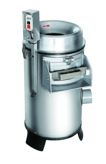 Central Kitchen Roller Grinder for Sweet Potato Cassava Root Vegetable Friction Peeler