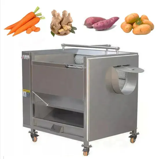 Potato Carrot Radish Washing Peeling Machine Olives Sweet Potato Cassava Washing Processing Line