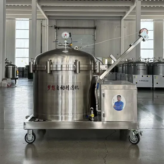 Fully Automatic Crude Palm Virgin Food Oil Filter for Vegetable Oil Filtration