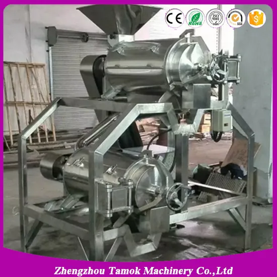 Energy Saving Peach Beating Machine Kiwi Pulper