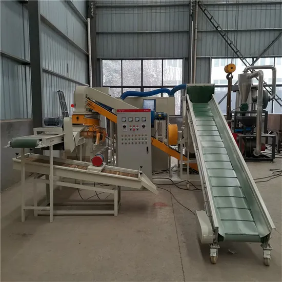 High Power Scrap Cable Crusher Copper Wire Recycling Separating Machine