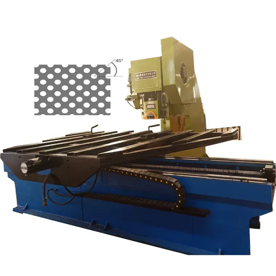PLC Metal Sheet Hole Pouching Perforated Machine