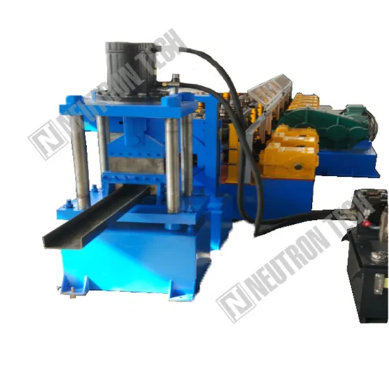 CNC Steel U Type Guardrail Column Production Machine C Type Forming Machine Solar Structure Storage /Shelving Rack Roll Forming Cutting Machine