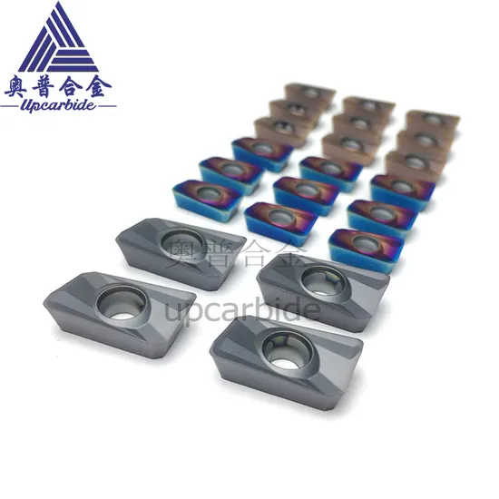 Ybg202 Apmt1604pder-H2 Tungsten Carbide R0.8 Milling Inserts for Iron Steel or Stainless Steel