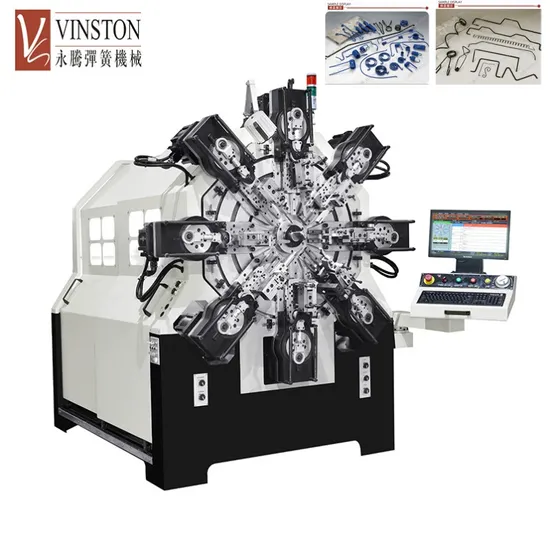CMM-12-450r 1.2~4.5mm CNC Camless Multi-Axis Rotary Wire Spring Former