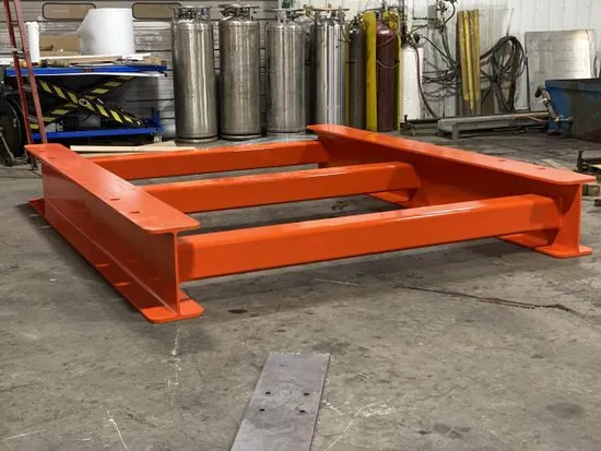 Heavy Steel Plate Weldments Metal Fabrication Custom Heavy Industrial Structural Steel Fabrication Factory