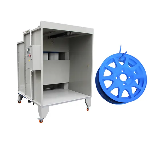 Colo Compact Powder Coating Spray Paint Cabin Booth for Wheel Rim