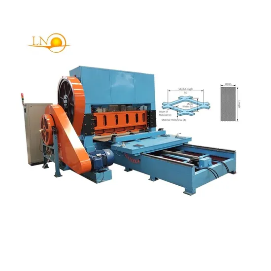 Building Ceiling Metal Mesh Expanding Machine High Speed Expanded Metal Mesh Machine Production Line Expanded Mesh Machine with Factory