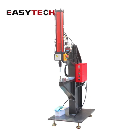 Automatic Feed Air Driven Pneumatic Clinching Press Pearl Rivet Riveting Machine