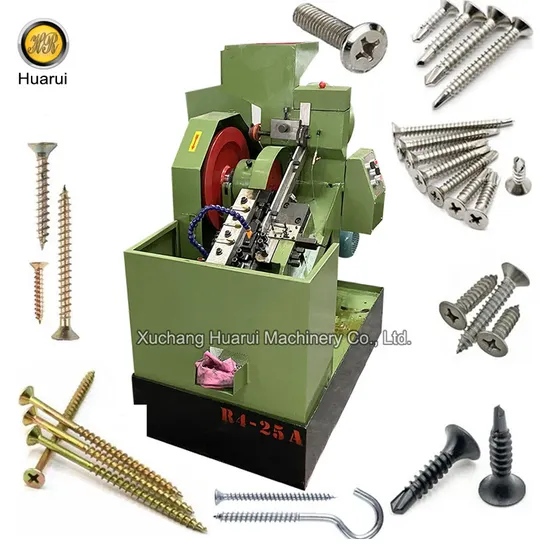 One Die Two Blow Metal Screw Making Machine Screw Thread Rolling Machine