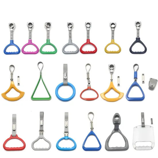 Custom Grab Handle for Bus Subway Plastic Stainless Steel Advertising Handle