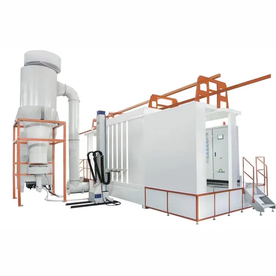 Commercial Automatic Fast Color Change Easy Cleaning PP Powder Coating Spray Booth