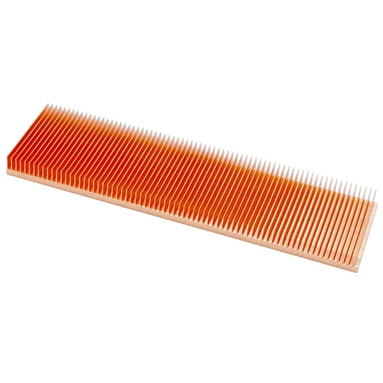 Custom Copper Skiving Heatsink for Telecom Water Block system
