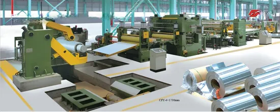 Flying Slitting Shear Cut to Length Line for Thin Plates