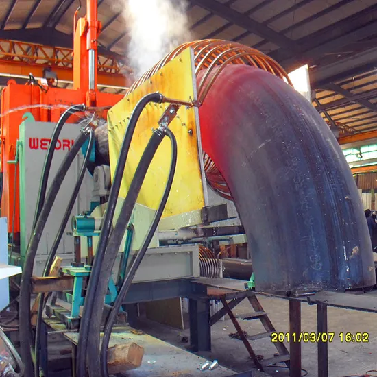 Carbon Steel Elbow Hot Forming Machine for ERW Pipe Seamless Pipe Butted Welded Pipe with High Quality Induction Heating Unit Easy Operate