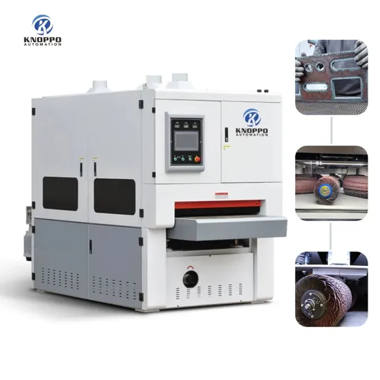 Laser Plasma Cutting Parts Deslagging Stainless Steel Hairline Polishing Machine Meal Sheet Edge Rounding Grinding Machine Deburring Machine