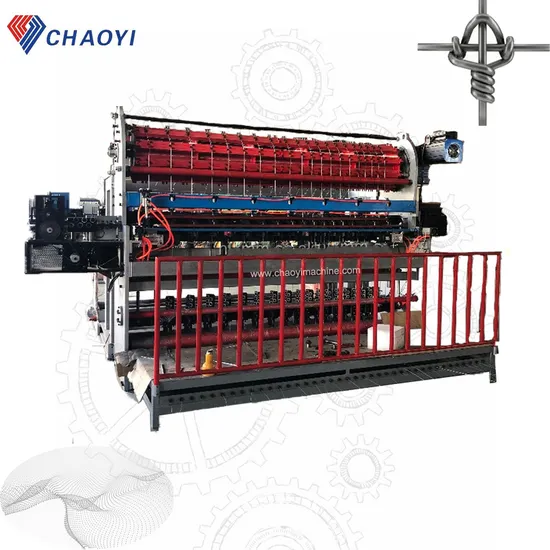 Pl Control Steel Wire Drawing Machine Fixed Knot Fence Machine