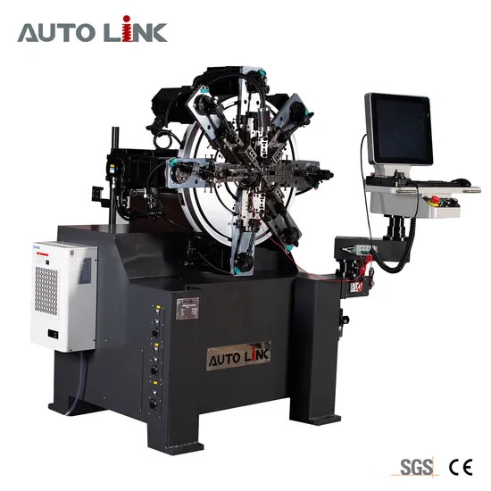Auto Link WF-1025 Versatile 0.3-2.5mm 10-11 Axes Cameless CNC Spring Machine