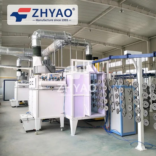 Professional Vertical Automatic Powder Spraying Production Line/Powder Coating Line Factory