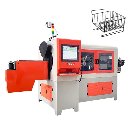 Factory Supply 4 Axes Zd-3D-4010 CNC Steel 3D Wire Bending Machine (head rotary)