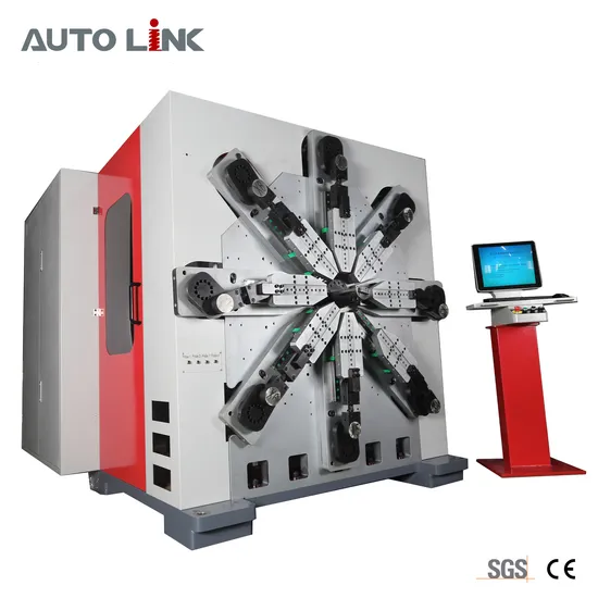 Auto Link WF-1265R Durable 12-14 Axes Camless Spring Making Machine