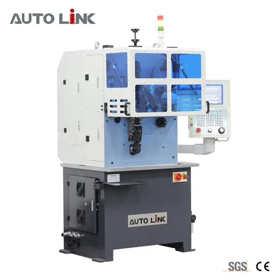 Auto Link SC-435 Reliable 4-Axis 1.6-3.5mm Metal Wire Spring Making Machine