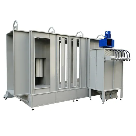 Automatic Conveyor Powder Coating Booth System for Aluminium Profiles