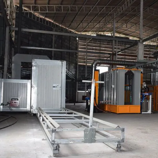 Full Powder Coating Plant Semi Automatic Powder Painting Line