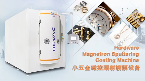 Hcvac New Watch Band Dial PVD Gold Ion Plating Machine/PVD Coating Equipment