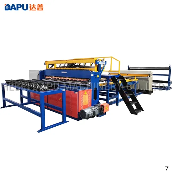 Automatic 3-6mm Welded Steel Wire Mesh Roll & Fence Panel Welding Machine for Construction Production Line