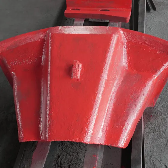 Mining Machine Spare Parts Cone Crusher Accessories High Manganese Steel Wear Parts of The Lining Plate