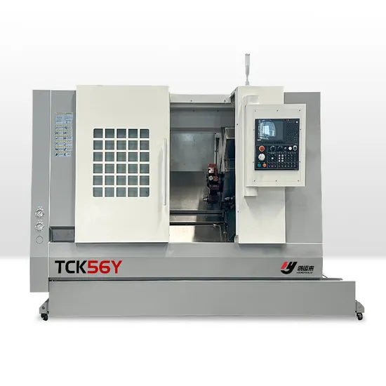 High Speed 3 Axis CNC Lathe Tck56y with Automatic Tool Changer and Fanuc Control for Metal Part Milling and Turning