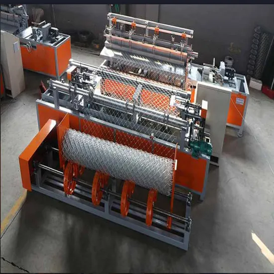Single Wire PLC Control Chain Link Fence Machine with Factory Low Price
