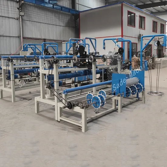 PLC Automatic Chain Link Fence Machine From China