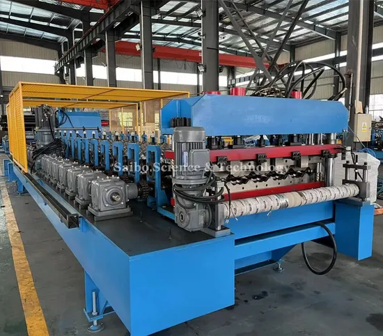 High Speed Steel Tile Roll Forming Machine 10t Hydraulic Uncoiler with Film System