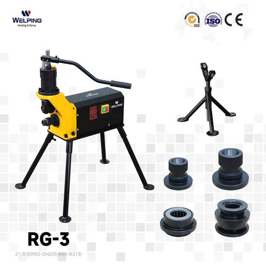 Custom Maderoll Grooving Machine Suppiersroll Groove Machine Automatic Industrial Pipe High Volume Rg-3